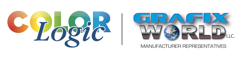 Colorlogic and Grafix World logos