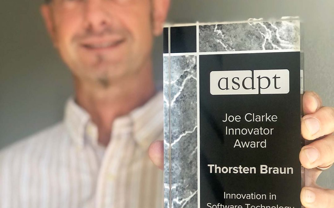 Thorsten Braun Wins the 2021 Joe Clarke Innovator Award for Software Technology